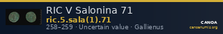 RIC V Salonina 71 — CANOA