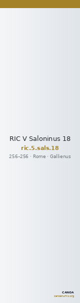 RIC V Saloninus 18 — CANOA