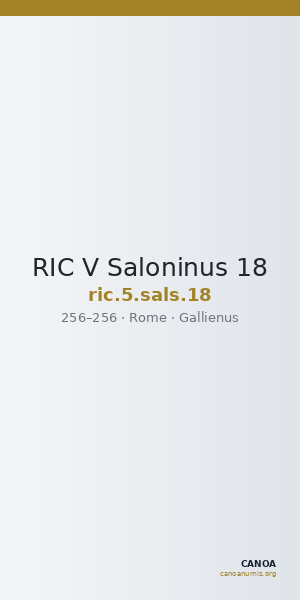 RIC V Saloninus 18 — CANOA
