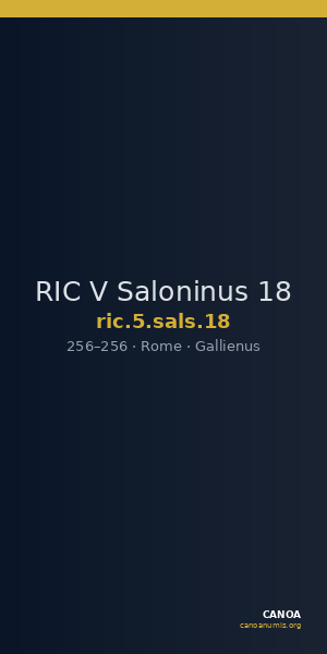 RIC V Saloninus 18 — CANOA