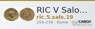 RIC V Saloninus 19 — CANOA