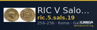 RIC V Saloninus 19 — CANOA