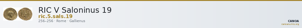RIC V Saloninus 19 — CANOA