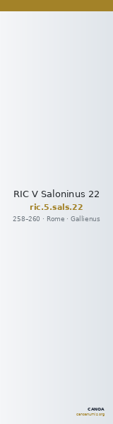 RIC V Saloninus 22 — CANOA