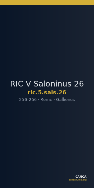 RIC V Saloninus 26 — CANOA