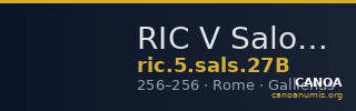 RIC V Saloninus 27B — CANOA