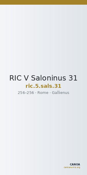 RIC V Saloninus 31 — CANOA