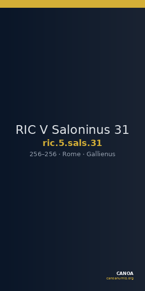 RIC V Saloninus 31 — CANOA