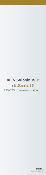 RIC V Saloninus 35 — CANOA