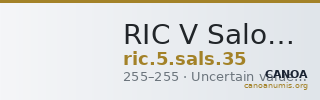 RIC V Saloninus 35 — CANOA