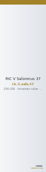 RIC V Saloninus 37 — CANOA