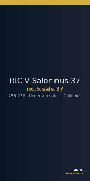 RIC V Saloninus 37 — CANOA