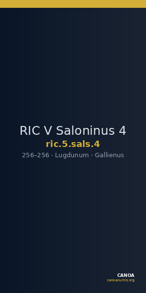 RIC V Saloninus 4 — CANOA