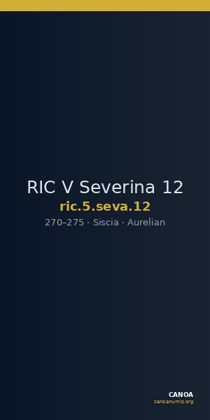 RIC V Severina 12 — CANOA