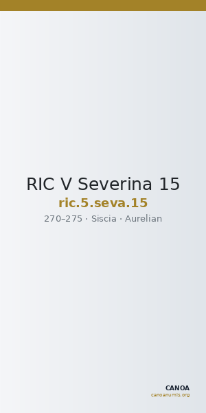 RIC V Severina 15 — CANOA