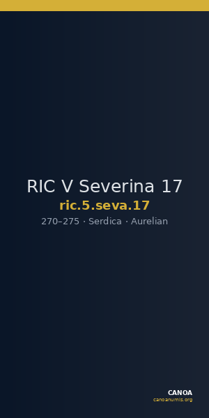 RIC V Severina 17 — CANOA