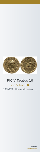 RIC V Tacitus 10 — CANOA