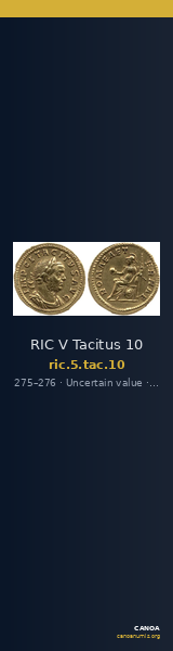 RIC V Tacitus 10 — CANOA
