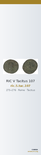 RIC V Tacitus 107 — CANOA