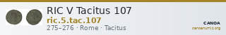 RIC V Tacitus 107 — CANOA