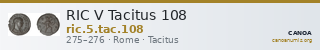 RIC V Tacitus 108 — CANOA