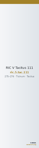 RIC V Tacitus 111 — CANOA
