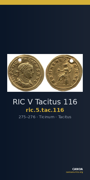 RIC V Tacitus 116 — CANOA