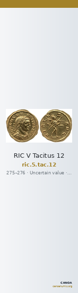 RIC V Tacitus 12 — CANOA