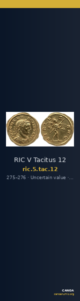 RIC V Tacitus 12 — CANOA