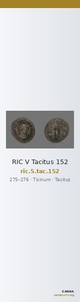 RIC V Tacitus 152 — CANOA