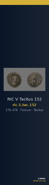 RIC V Tacitus 152 — CANOA