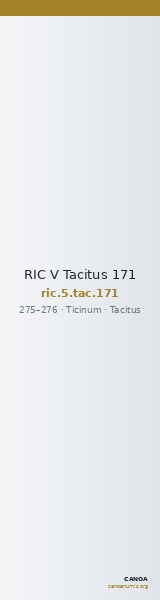 RIC V Tacitus 171 — CANOA