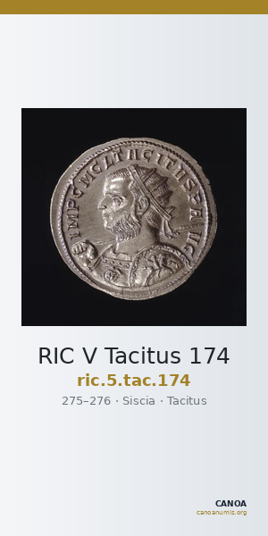 RIC V Tacitus 174 — CANOA