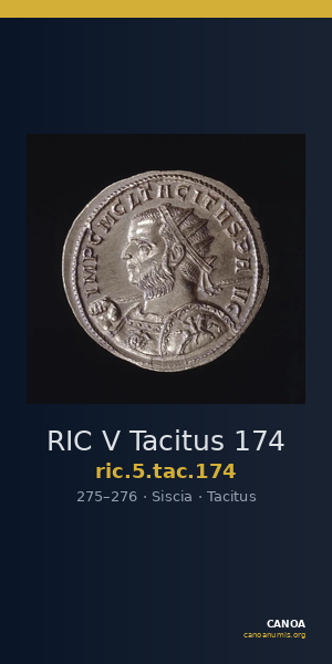 RIC V Tacitus 174 — CANOA