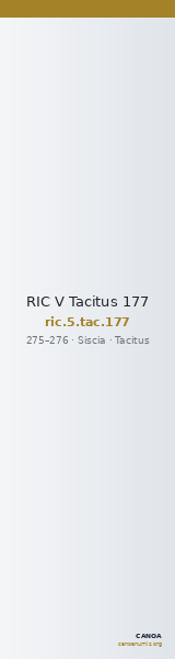 RIC V Tacitus 177 — CANOA