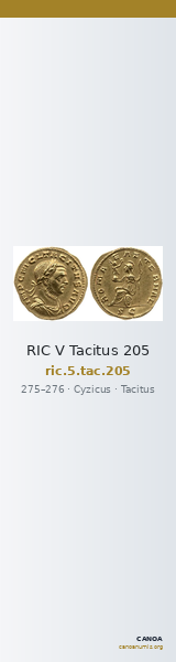 RIC V Tacitus 205 — CANOA