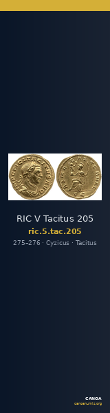 RIC V Tacitus 205 — CANOA