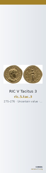 RIC V Tacitus 3 — CANOA