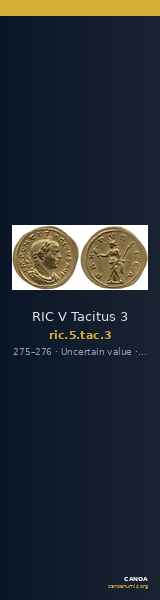 RIC V Tacitus 3 — CANOA