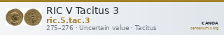 RIC V Tacitus 3 — CANOA