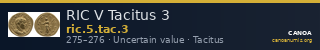 RIC V Tacitus 3 — CANOA