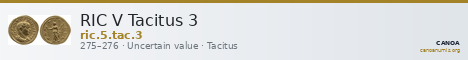 RIC V Tacitus 3 — CANOA