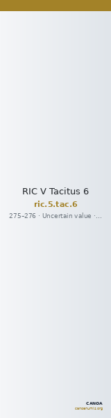 RIC V Tacitus 6 — CANOA