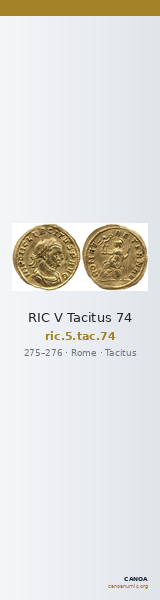 RIC V Tacitus 74 — CANOA