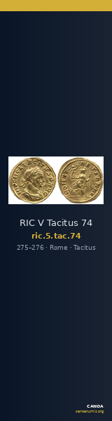 RIC V Tacitus 74 — CANOA