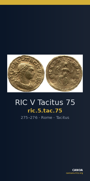 RIC V Tacitus 75 — CANOA