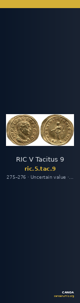 RIC V Tacitus 9 — CANOA