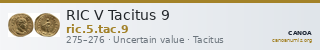 RIC V Tacitus 9 — CANOA