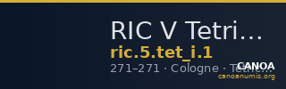 RIC V Tetricus I 1 — CANOA