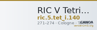 RIC V Tetricus I 140 — CANOA